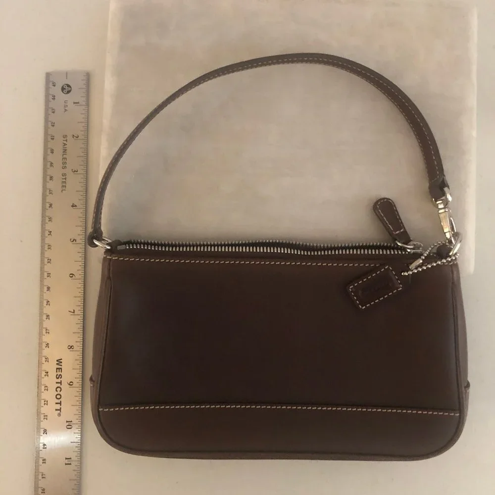 Coach Leather Satchel Shoulder Bag or Wristlet - convertible - Picture 3 of 15